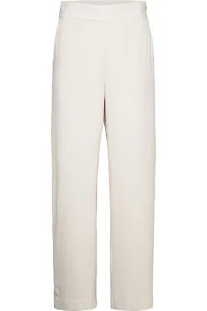 Lindex Trousers Blair Exclusive Bottoms Trousers Wide Leg Beige