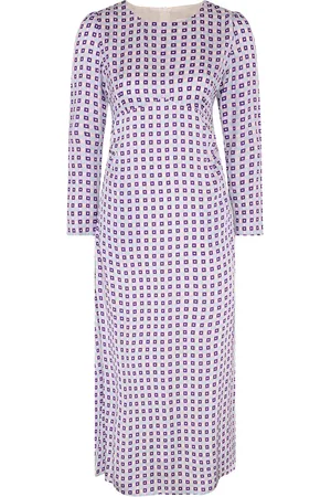 OLIVIA RUBIN Fran Knælang Kjole Purple