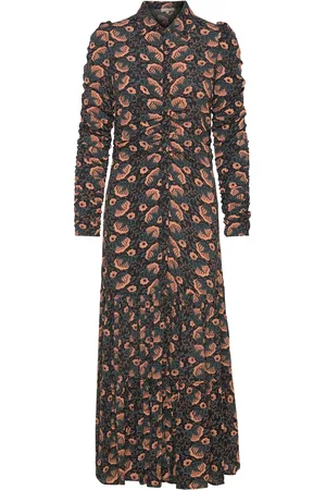 by Ti Mo Autumn Midi Dress Maxikjole Festkjole Green