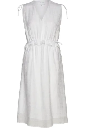 Levete Room Lr-Blanca Knælang Kjole White