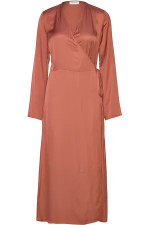 Modstrom Floremd Wrap Dress Maxikjole Festkjole Red
