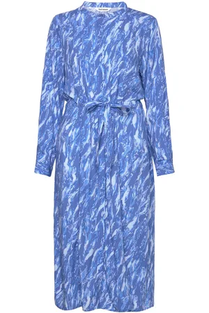 Soft Rebels Srmikala Midi Dress Knælang Kjole Blue