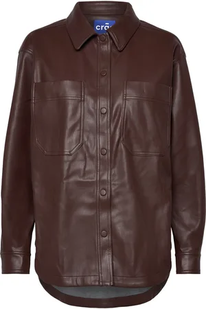 Crās Melbacras Shirt Tops Overshirts Brown
