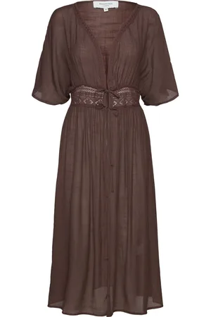 Rosemunde Kimono Long Badetøj Brown