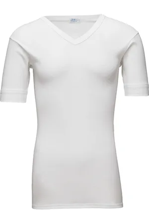JBS T-Shirt V-Neck Original White