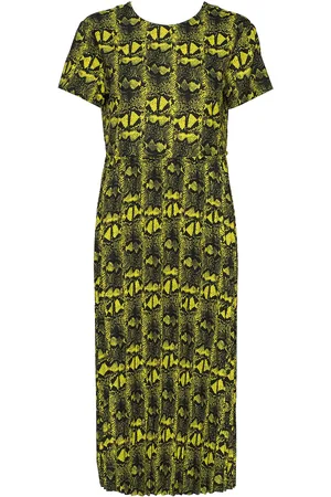 Mads Norgaard Snake Plisse Dacona Yellow