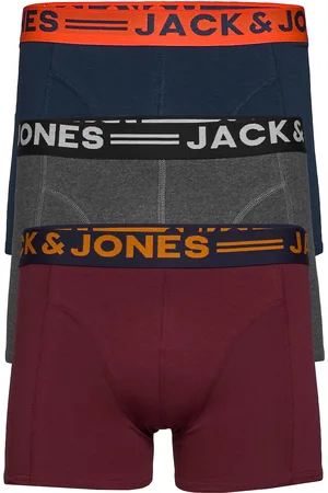 JACK & JONES Jaclichfield Trunks 3 Pack Noos Jack & J S Red