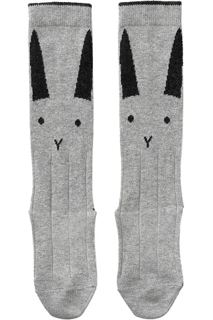 Liewood Sofia Cotton Knee Socks - 2 Pack Grey