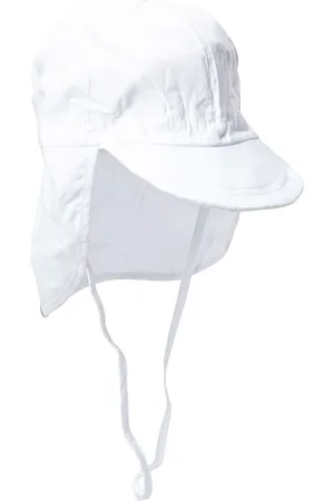 Melton Cap W/Neck - Solid Colour White
