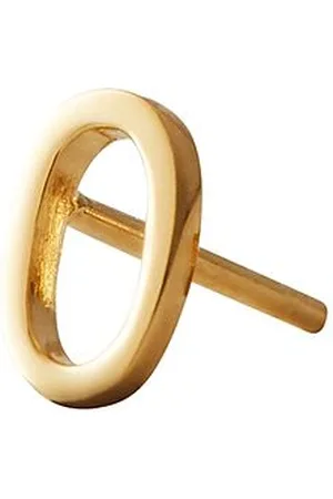 Design Letters Earring Studs Archetypes, Gold, A-Z Gold