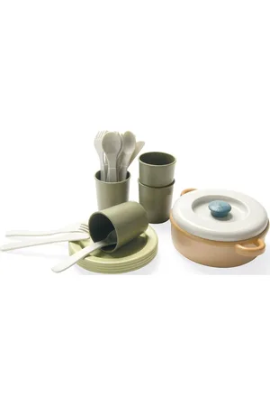 Dantoy Bio Dinner Set In Gift Box Cream