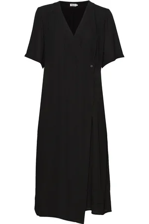 Filippa K Amalia Wrap Dress Black
