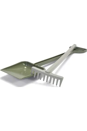 Dantoy Green Bean Shovel 50 Cm/Rake 42 Cm Patterned