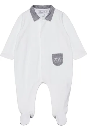 Tartine Et Chocolat Feuillage Sleepsuit White