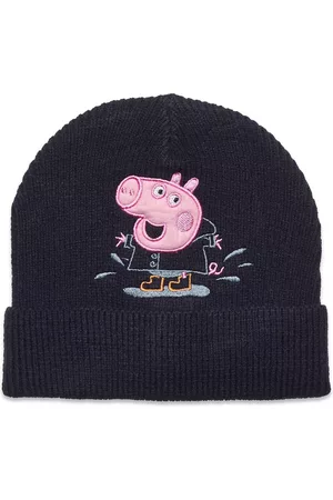 NAME IT Hatte - Nmmpeppapig Glaw Knithat Pep Black