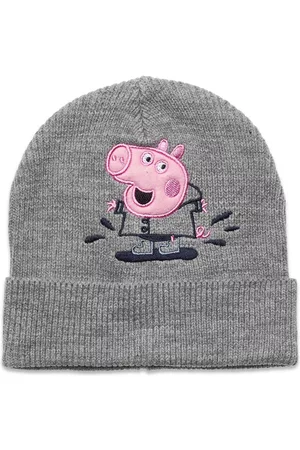 NAME IT Hatte - Nmmpeppapig Glaw Knithat Pep Grey