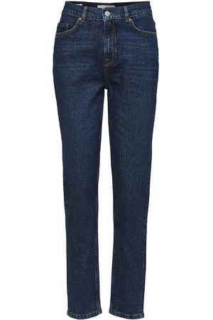 SELECTED Slfamy Hw Slim Row Blue Jeans U Blue