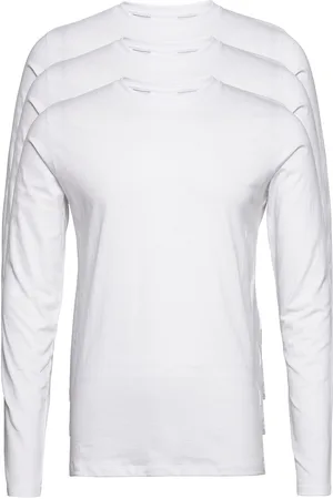 Lindbergh 3Pk Basic Tee L/S White