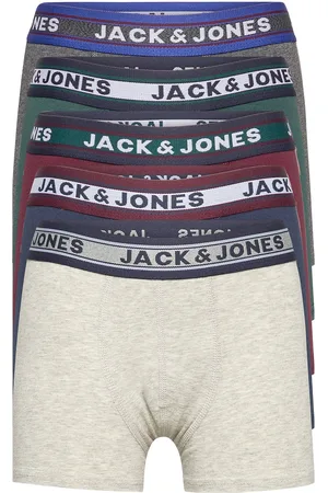JACK & JONES Jacoliver Trunks 5 Pack Noos Jnr Jack & J S Grey