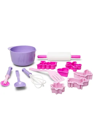 Dantoy My Little P. Baking Set In Net 12 Pcs Pink