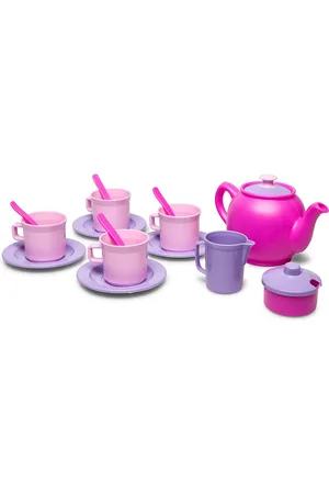 Dantoy My Little P. Tea Set In Net 17 Pcs Patterned