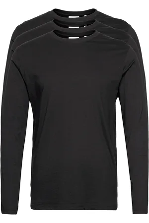 Lindbergh 3Pk Basic Tee L/S Black