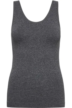 Decoy Top W/Wide Straps Grey