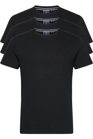 Superdry Essential Triple Pack T-Shirt Black