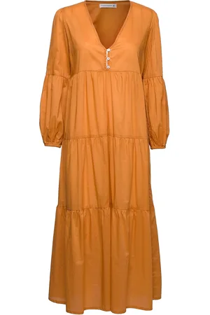FAITHFULL THE BRAND Frieda Maxi Dress Orange