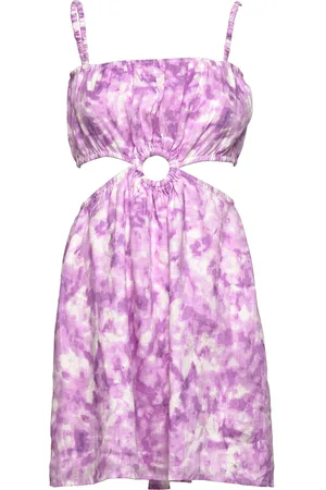 FAITHFULL THE BRAND Zuma Mini Dress Purple