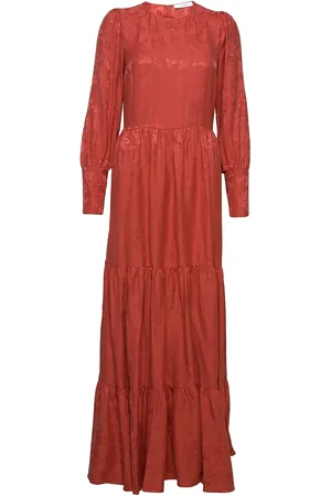 Ivy & Oak Mala Dress Ankle Length Red
