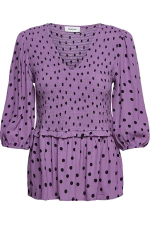 Modstrom Tomme Print Top Purple