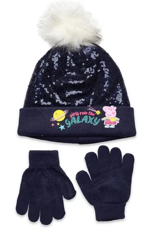 Peppa Pig Bonnet & Gloves Blue