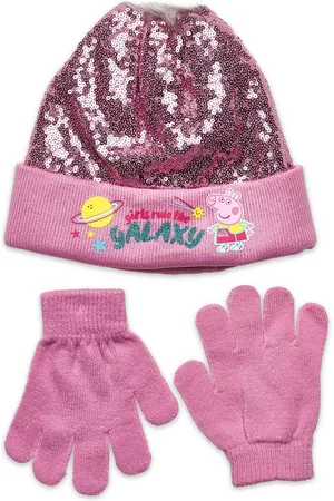 Peppa Pig Bonnet & Gloves Patterned
