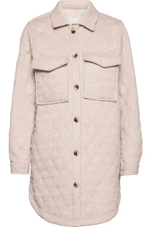 Object Objvera Owen Long Quilt Jacket Pink