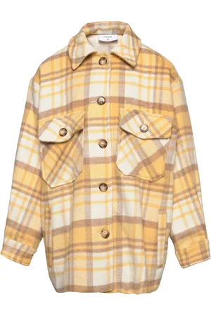 Grunt Harper Check Jacket Yellow
