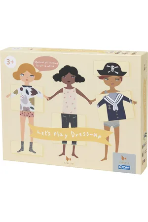 Fabelab Puzzle Game - Lets Play Dress-Up Patterned