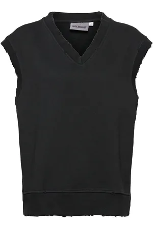 HAN Kjøbenhavn Distressed Vest Black