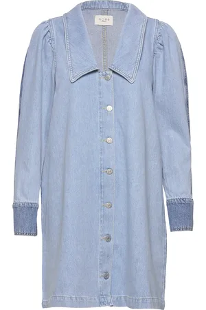 Norr Larisa Denim Dress Blue
