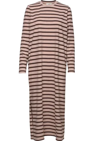 Norr Payton Detail Ls Dress Patterned