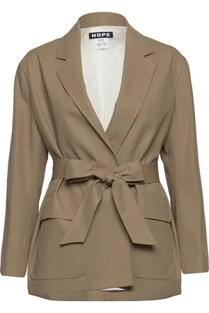 Hope Belt Blazer Beige