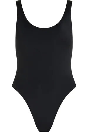 Calvin Klein Scoop Back Piece-Rp Black