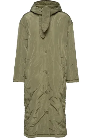 Jakke Bonny Longline Coat Green