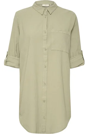 Kaffe Kanaya Shirt Tunic Khaki