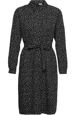 Papu Shirt Dress Mini Beans Black