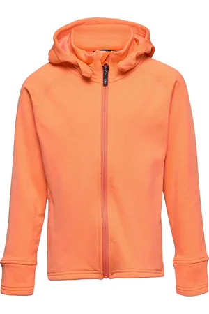 Isbjorn Of Sweden Panda Hoodie Kids Emeraldgreen 122/128 Orange