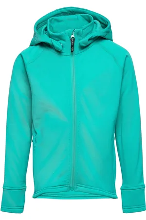 Isbjorn Of Sweden Panda Hoodie Kids Emeraldgreen 122/128 Green