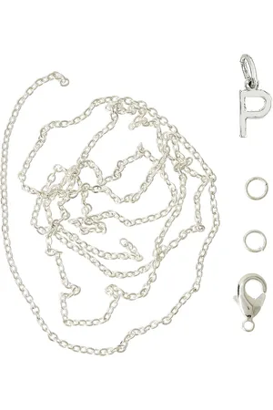 me&my BOX Letter P Sp With O-Ring, Chain And Clasp Silver