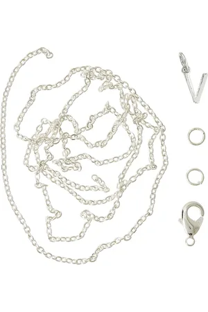 me&my BOX Letter V Sp With O-Ring, Chain And Clasp Silver
