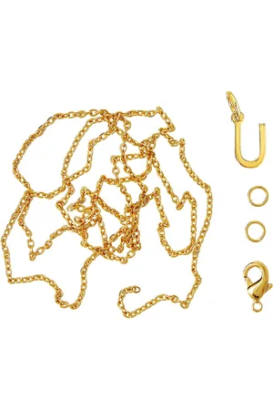 me&my BOX Letter U Gp With O-Ring, Chain And Clasp Gold